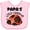 AD-Pink, variant on Inktastic Papa's Little Ladybug Boys or Girls Baby Bib