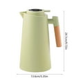 thumbnail image 3 of JilgTeok Insulated Thermal Coffee Carafe Stainless Steel Double Walled Vacuum Coffee Thermos, Hot Water, Tea, Hot Beverage Dispenser, Long-term Insulation(5.35*9.72in), 3 of 6