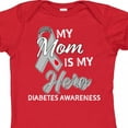 thumbnail image 4 of Inktastic My Mom is My Hero Diabetes Awareness Boys or Girls Baby Bodysuit, 4 of 5