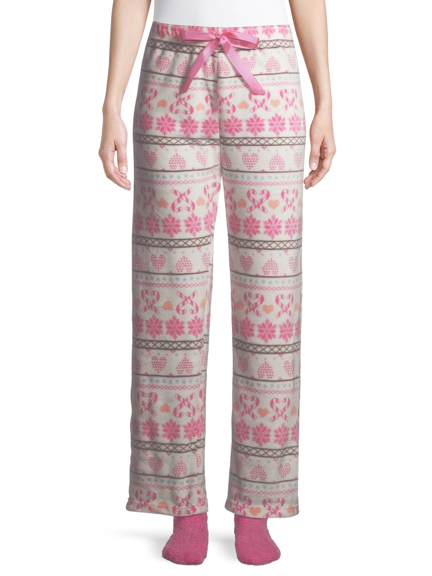 Sleep & Co - Sleep & Co Women's and Women's Plus Plush Pajama Pants ...