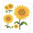 thumbnail image 3 of Vibrant Yellow Self Adhesive Sunflower Wall Decal Easy Peel & Stick Floral Sticker for Living Room or Bedroom Home Decor, 3 of 3