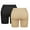 Apricot + Black, variant on Shapewear Shorts for Women Tummy Control Boyshorts Body Shaper Shorts Thigh Slimmers