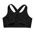 thumbnail image 3 of MSemis Kids Girls Tank Top Gymnastics Dance Workout Crop Top Black 14, 3 of 4