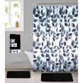 thumbnail image 1 of All American Collection 18-Piece Bathroom Set with 2 Memory Foam Bath Mats Matching Shower Curtain and 3 Bath Towels&nbsp;, 1 of 1