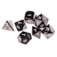 thumbnail image 2 of 14 piezas de dados poliédricos de aleación negra y D4-D20 para juguetes de D& Hugo Dados poliédricos de aleación, 2 of 10
