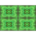 thumbnail image 1 of Ahgly Company Machine Washable Indoor Rectangle Transitional Dark Lime Green Area Rugs, 2' x 3', 1 of 7