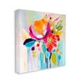 thumbnail image 4 of Stupell Industries Paint Drip Florals Botanical & Floral Painting Gallery Wrapped Canvas Art Print Wall Art, 30 x 30, 4 of 8