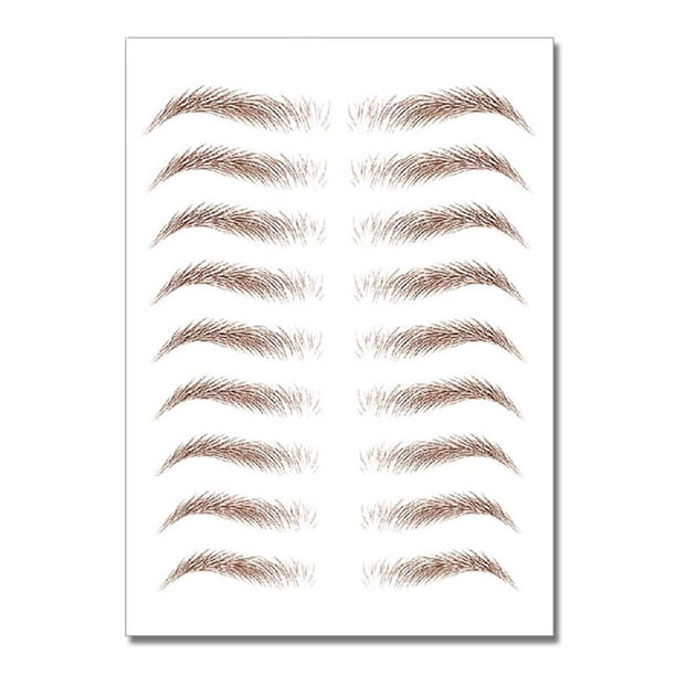 Etiqueta adhesiva para cejas 6D con transferencia tatuaje falso duradero calcomanía (JD-01)
