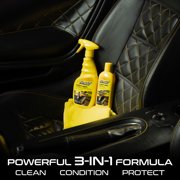 Formula 1 Leather Cleaner & Conditioner, UV Protection for Auto Interiors, Treats Leather, Vinyl, Rubber, 8 oz