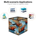 thumbnail image 2 of Platypus Foldable Storage Basket with Handle, Large Capacity 10.8"x10.5"x10.6" - Storage Cubes, Toy Storage, Toy Box, 2 of 6