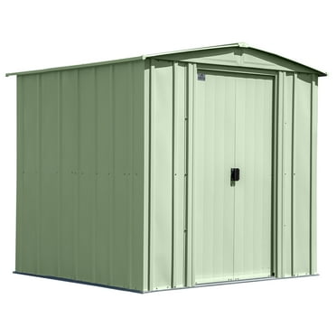 Arrow Classic Steel Storage Shed, 6x7, Sage Green