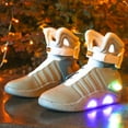 thumbnail image 1 of Mag Back to the Future Light Up Grey Trainers Shoes, All Sizes NEW_Special Gift, 1 of 5