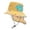 Yellow, variant on REDARER Kids Dinosaur Sun Protection Bucket Hat, UPF 50 Wide Brim Fisherman Hat with Neck Flap,2-8 Years