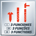 thumbnail image 2 of Kit de Taladro de Impacto Brushless Einhell TE-CD 18 Li-i con Cargador y 2 Baterías, 2 of 5