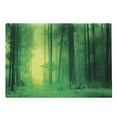 thumbnail image 1 of Mystic Cutting Board, Fantasy Warm Season Springtime Forest Tall Trees Twilight Art Print, Decorative Tempered Glass Cutting and Serving Board, Large Size, Green, by Ambesonne, 1 of 1