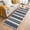 Blue, variant on 2'x6' Rug Runners for Hallways Kitchen, Navy Blue Geometric Non Slip Entryway Beside Floor Carpet Runner, Modern Stripes Art Farmhouse Washable Laundry Room Bedroom Throw Rugs Mat for Family Pet