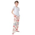 thumbnail image 3 of FORMRS Boys Pajama Pants with Pockets Size 6-8Y Kids Lounge Sleep Bottoms, Starfish Seashell, 3 of 8