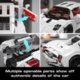 thumbnail image 2 of Sport Car Model, Clasic Racing Car Building Blocks Kit with 1423 Pieces, Construction Vehicle Toy, Collection Set for Adult, 2 of 5
