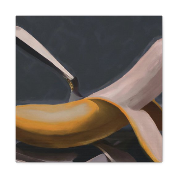 Bananna in Hyperrealism - Canvas