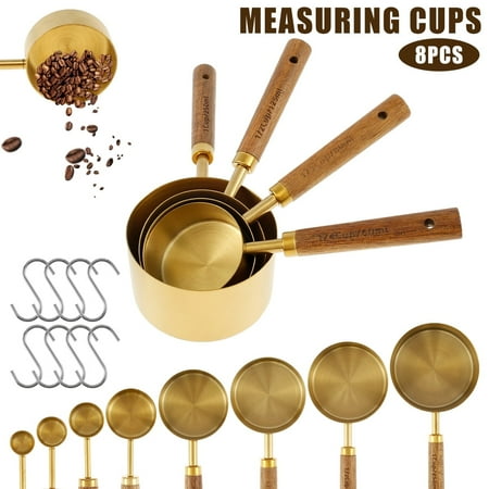 

DISEN Stainless Steel Measuring Cup and Spoon Set 8 pcs