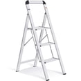thumbnail image 1 of APEXCHASER 3 Step Ladder, Aluminum Lightweight Folding Step Stool with Utility Handle, Anti-Slip Steps Wide Platform for Kitchen, Pantry, Home,Office, 1 of 4