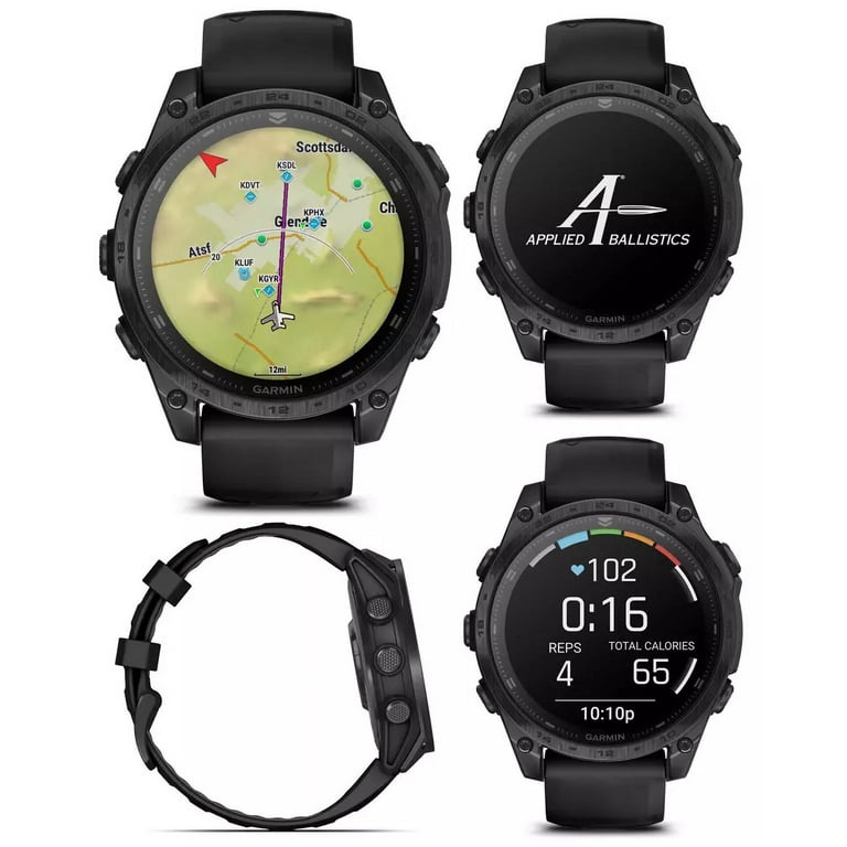 Garmin tactix 8 47mm AMOLED Sapphire Edition Smartwatch with Garmin tactix 8 47mm AMOLED Sapphire Edition Smartwatch with