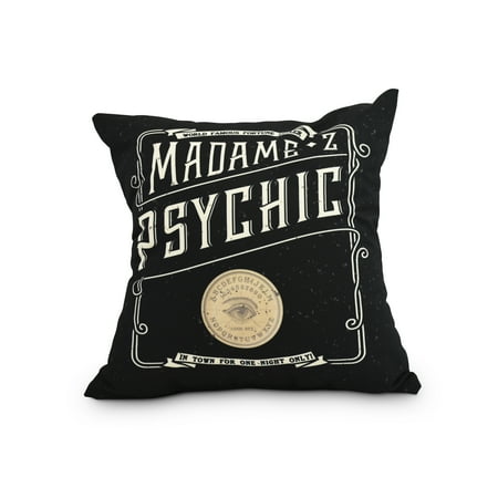 The Psychic Eye 18 Inch Cream Halloween Print Decorative Throw Pillow The Psychic Eye 18 Inch Cream Halloween Print Decorative Throw Pillow