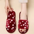 thumbnail image 6 of Christmas Slippers House Shoes for Women Fluffy Soft Cozy Bedroom Cartoon Plush Cute Slippers for Indoor Outdoor Use, 6 of 6