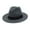 Light Gray, variant on Pavied Fedora Hats Sun Hats Men & Women Vintage Wide Hat With Belt Buckle Adjustable Outbacks Hats Western Hat Hats for Women Light Gray One Size