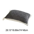 thumbnail image 2 of Milk Fleece Winter Pillowcase - Thermal Fleece Pillow Cover for Bedroom Home Decor, Soft Warm Pillowcase for Winter Cold Weather, Cozy Fleece Pillow Cover for Bed Pillow Protection, 19*29in, Gray, 2 of 6