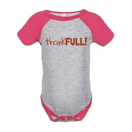 

Custom Party Shop Baby s ThankFULL Thanksgiving Onepiece