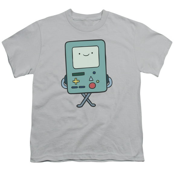Boys' Adventure Time Bmo T-shirt Youth Small Silver