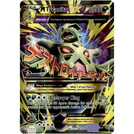 Ragnarok Single Card - Pokemon X & Y Ancient Origins Single Card Rare Ultra Mega Tyranitar-EX #92