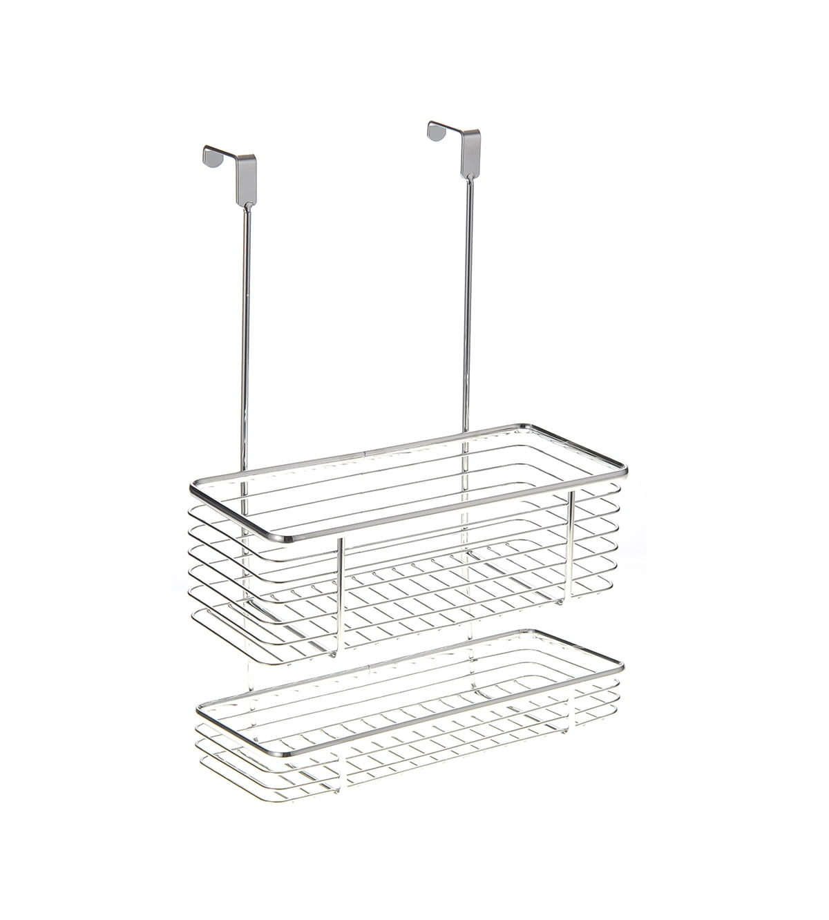 TechWonder 2-Tier Cabinet Storage Organizer - Chrome