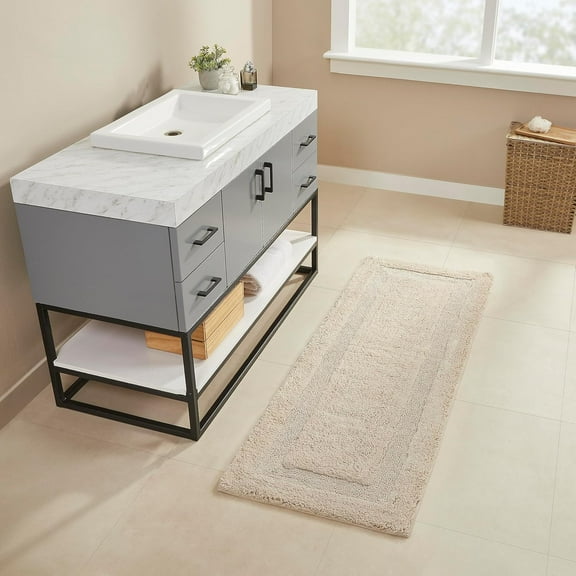 Chesapeake Olympia Dune Bath Runner (24" x60")