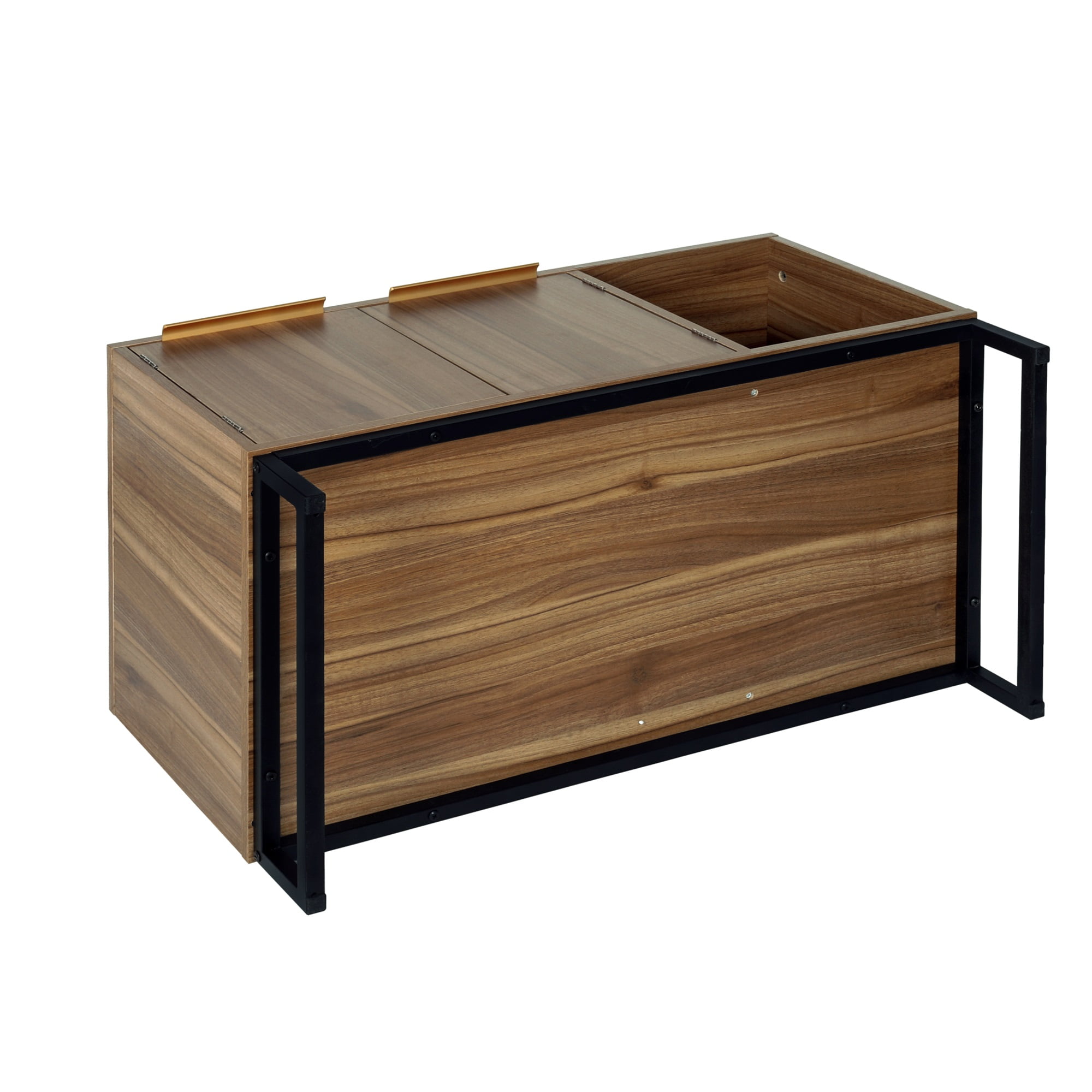 Pefilos 35" Pets Tiger Large Cat Litter Box Furniture Hidden, Pet House Enclosure, Cat House Washroom Cabinet Stool, Brown Pefilos 35" Pets Tiger Large Cat Litter Box Furniture Hidden, Pet House Enclosure, Cat House Washroom Cabinet Stool, Brown