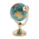 thumbnail image 4 of Soporte Dorado Tellurion 1/12 Casa de Muñecas Perfke Azul Claro Globo en Miniatura, 4 of 7