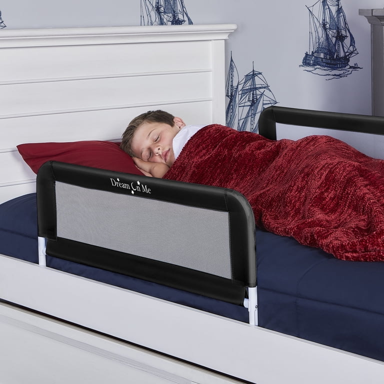 Dream On Me Mesh Security Bed Rails, Double Pack, Black photo 3