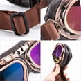 thumbnail image 5 of Gafas de sol, antiparras, estilo vintage y steampunk, para deportes al aire libre y motocross, 5 of 5
