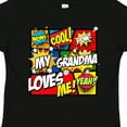 thumbnail image 4 of Inktastic My Grandma Loves Me Superhero Boys or Girls Toddler T-Shirt, 4 of 5