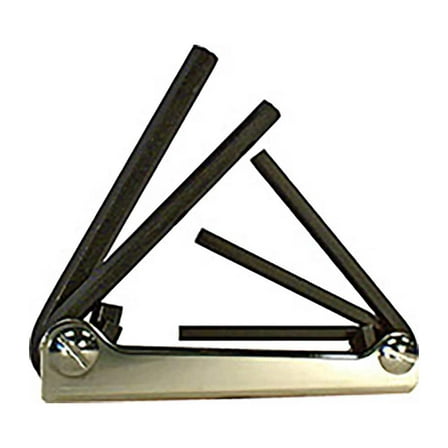 Eklind 20511 5 Piece Fold-Up Hex Key Set, Range 3/16 to 3/8"