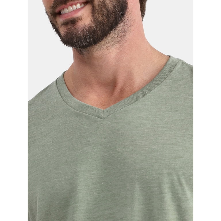 George Men's Lightweight V-Neck T-Shirt 3-Pack photo 5