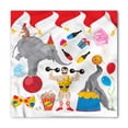 thumbnail image 1 of Circus Bandana, Animals and a Man Performing, Unisex Head and Neck Tie, by Ambesonne, 1 of 2