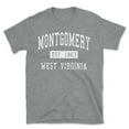 thumbnail image 1 of Montgomery West Virginia Classic Established Men's Cotton T-Shirt, 1 of 1