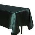 thumbnail image 5 of XmhyTop 57×102 Inch Dark Green Satin Tablecloth, 1 Piece Premium Soft Fabric for Rectangle Table, Home Dinners & Patio Gatherings, 5 of 5
