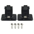 thumbnail image 1 of 2 Pcs ABS Wall Mounted Fishing Rod Storage Clips Clamps Holder Rack Organizer, 1 of 10