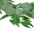 thumbnail image 5 of Luolandi Artificial Eucalyptus Garland Hanging Fake Plant Leaves Trailing Vine Ivy Rattan, 5 of 9
