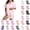 #1-Pink, variant on Halloween Satin Pajamas Set for Women Cute 2 Piece Graphic Pj Set Button Down Short Sleeve Shirt Shorts Lounge Set Pink L
