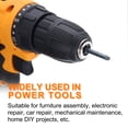 thumbnail image 6 of Uxcell  T30 Torx Screwdriver Bit 1/4" Hex Shank 2" Long S2 Steel Magnetic 6 Point Screw Driver Bits Industrial Grade Tamper Proof Star Drill Bits with No Hole Torx Head, 6 of 7