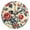 BlacK, variant on YAZAOO Decorative Wall Clock Size:25cm Roses in Bloom Design Pattern Clock